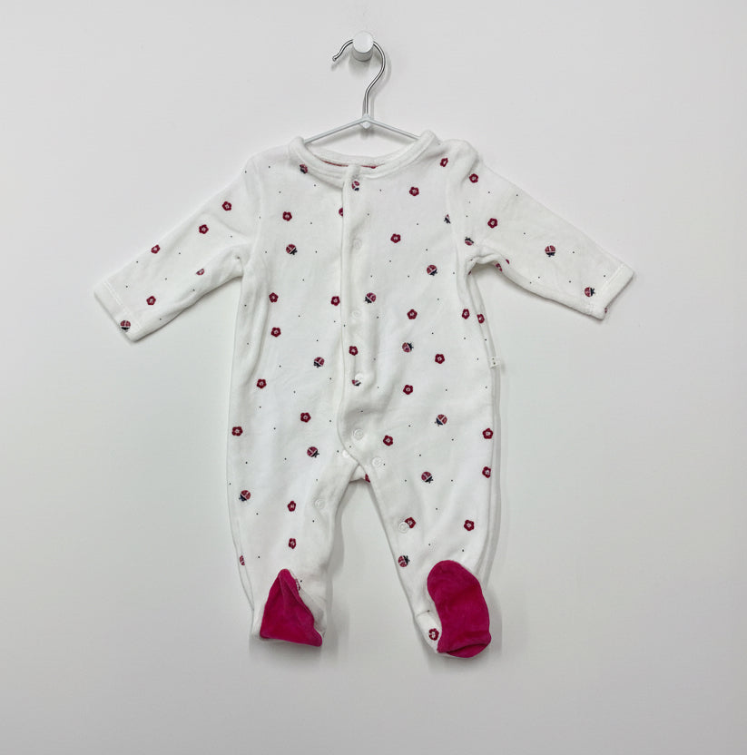 Red flower with bug π- Baby full Jumpsuits