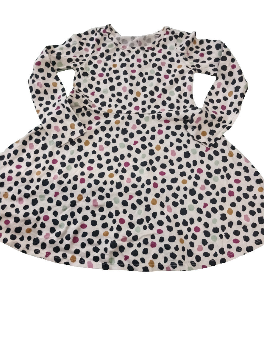 Leprad -baby Full sleeve frock