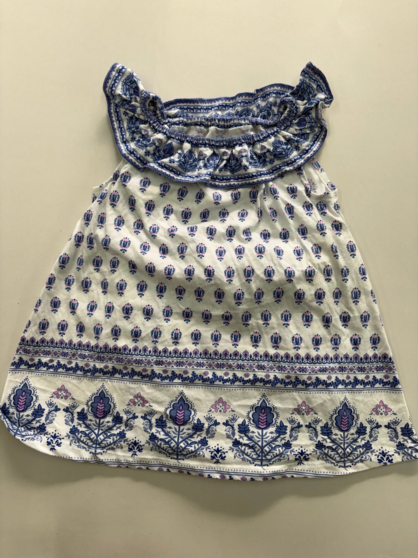 White & blue - onesies frock