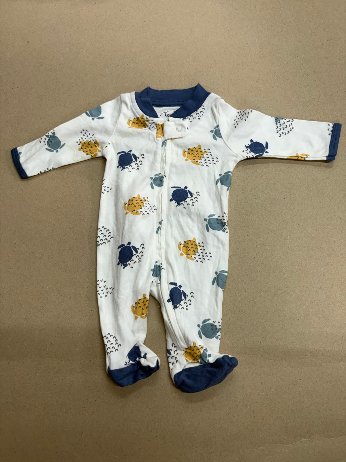 White with 🐢with shoe (Zipper)-Baby High quality jumpsuit