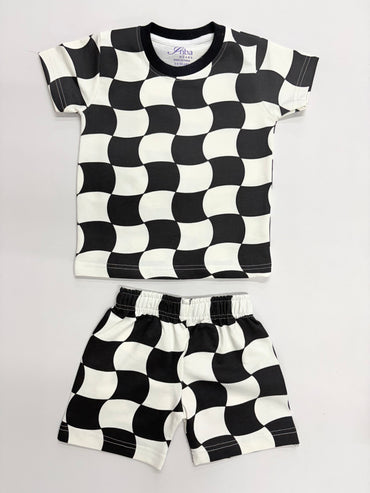 Mono Wave Kids Co-ord Set premium quality.