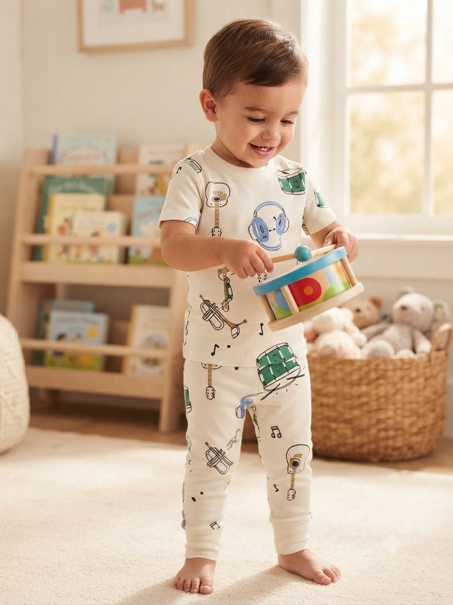 -Kids Half Sleeve Set