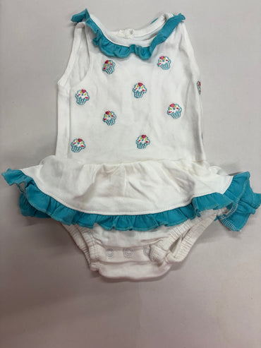 Sky blue ice cream-Onesies frock