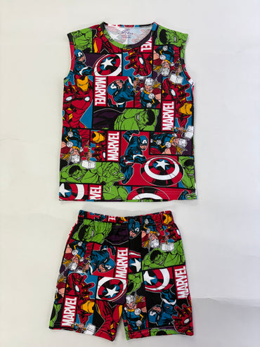 Marvel -Sleeveless co-ords