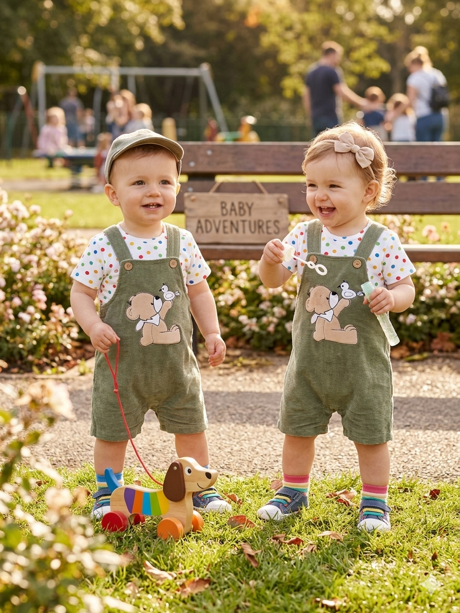 Sage Green- Dungaree
