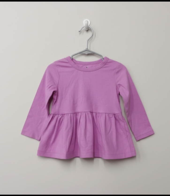 Lavender -baby full sleeve top
