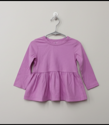 Lavender -baby full sleeve top