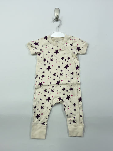 Purple star-Baby Jumpsuits