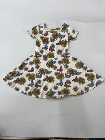 Butterfly with flower -Frock