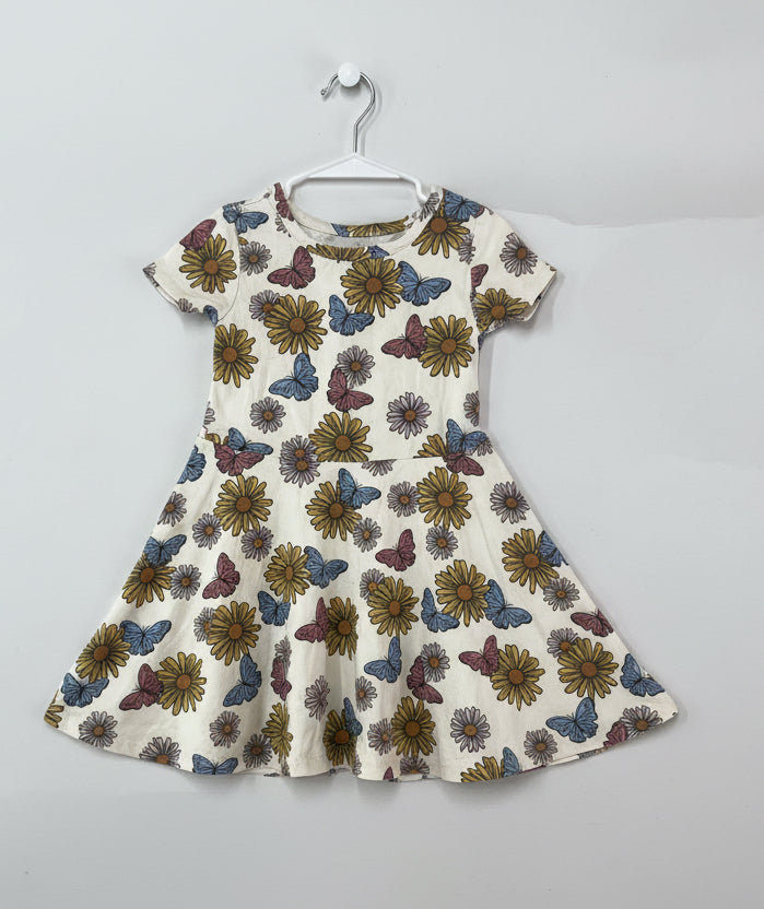 Butterfly with flower -Frock