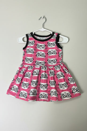 Pinky with cat -frock