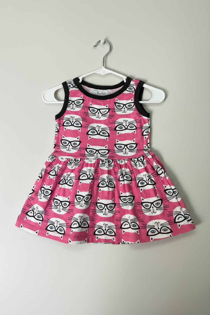 Pinky with cat -frock