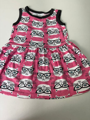 Pinky with cat -frock