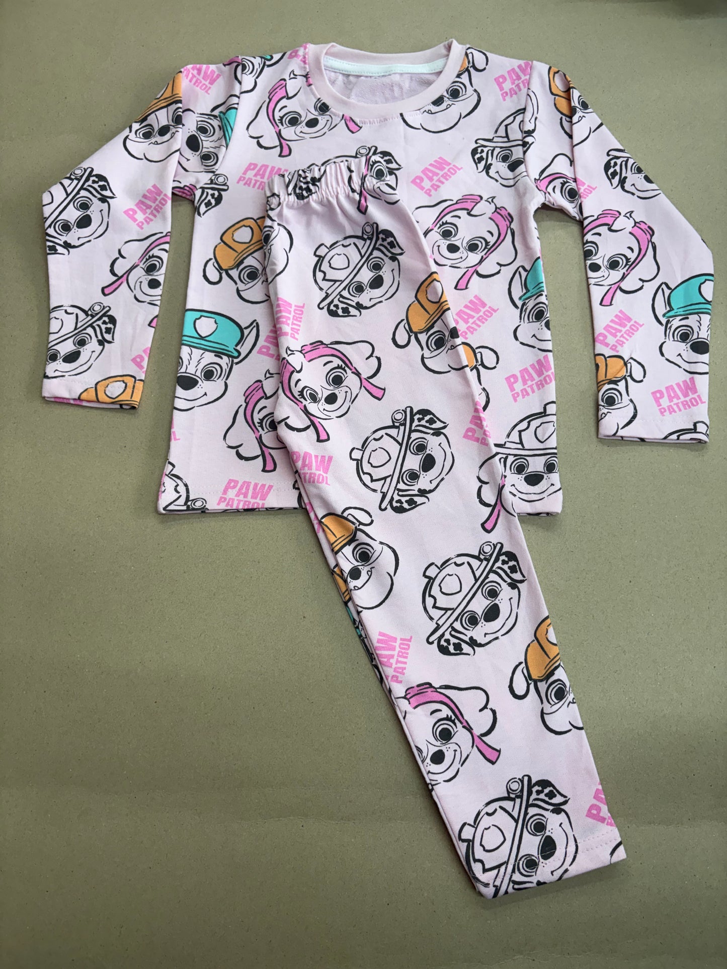 This pink Paw Patrol-Premium winter wears LoopKnit