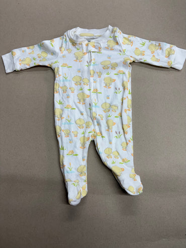 Yellow chick 🐥 with shoe (zipper)-Baby High quality jumpsuit
