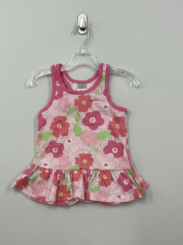 Pink flowers -top