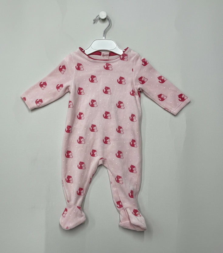 Pink cat- Baby full Jumpsuits