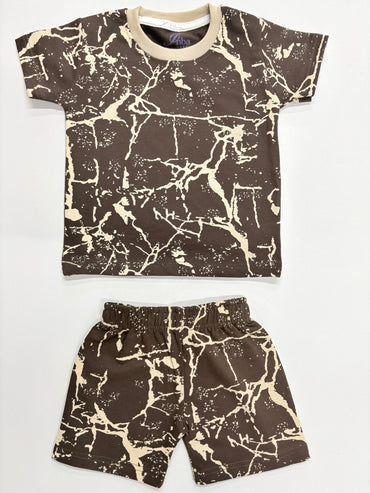 Chocolate Marble Co-Ord Set premium quality.