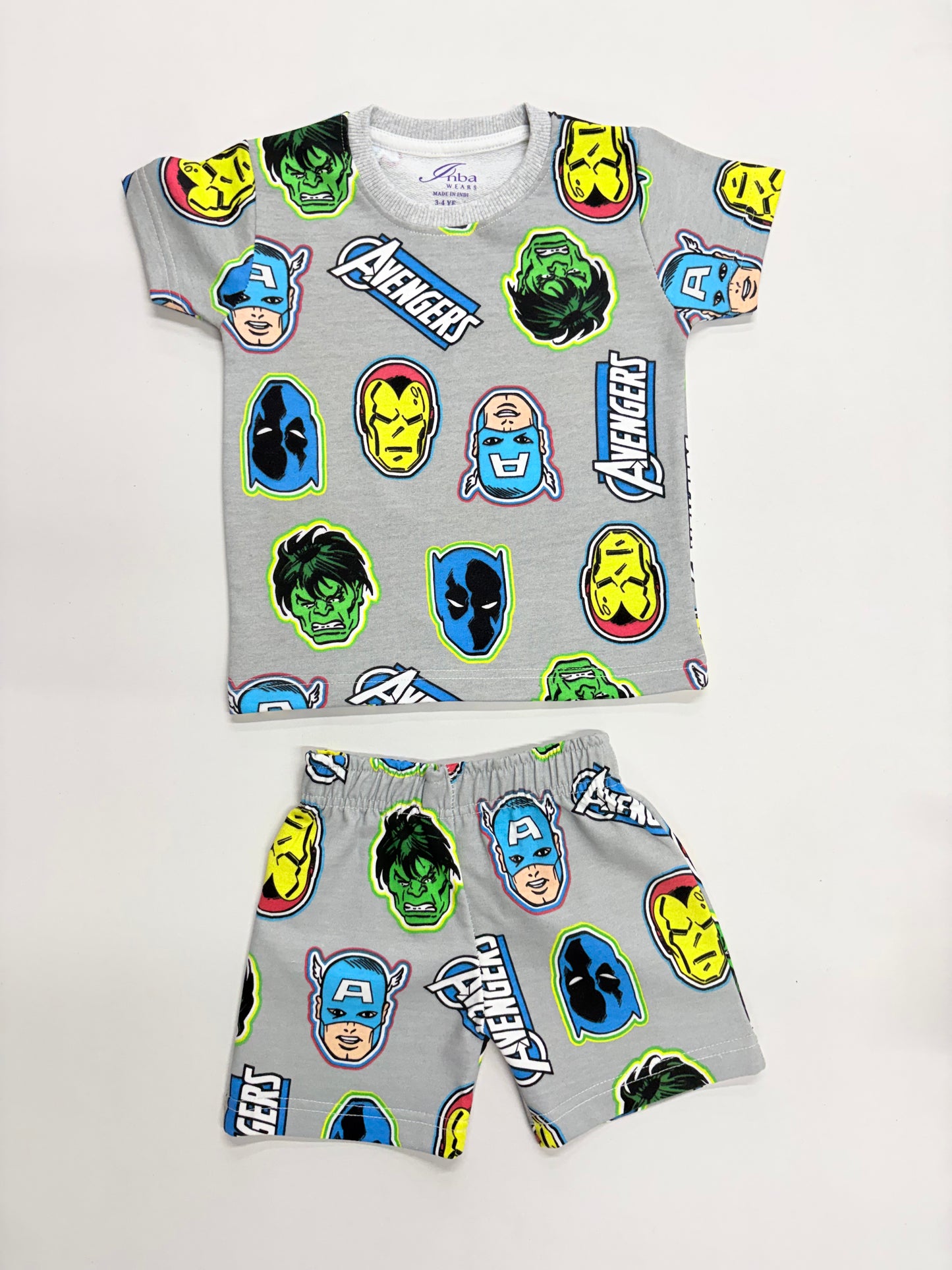 Avengers Power Kids Co-ord Set premium quality.