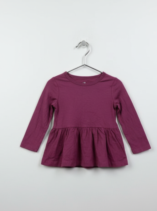 Maroon -baby full sleeve top
