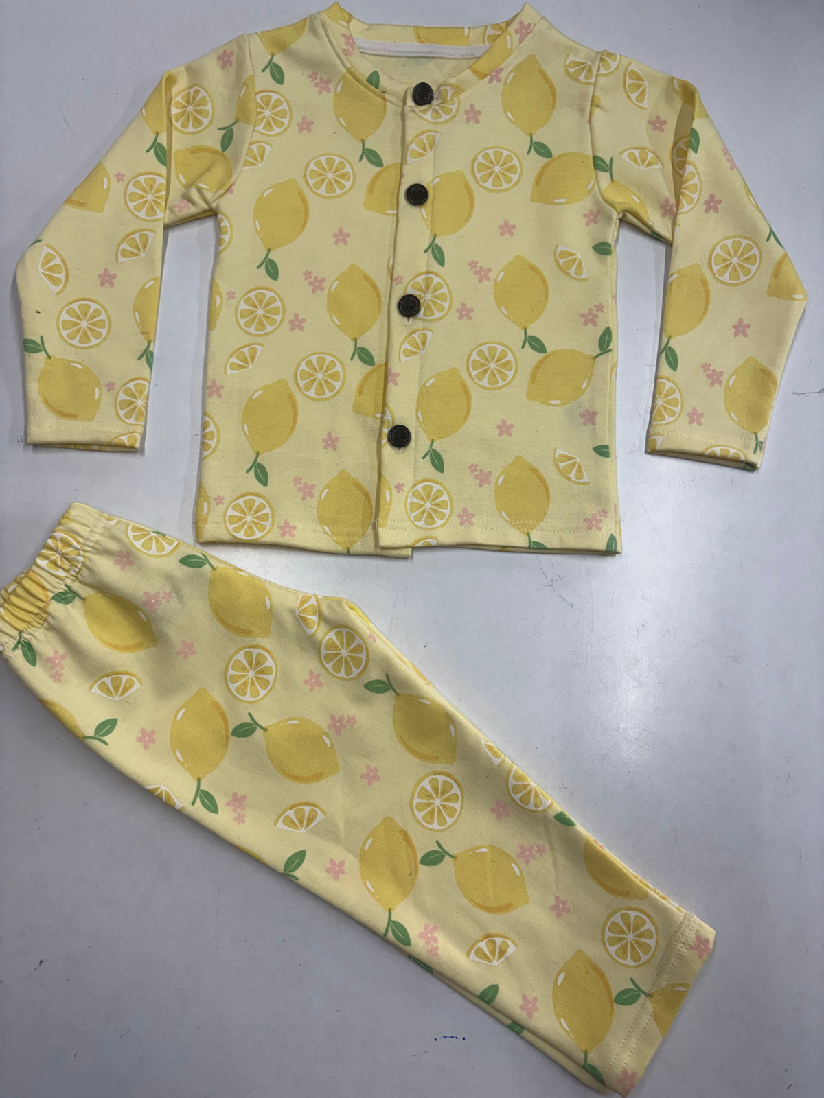 Premium winter wears, Front open  Lemon, yellow with lemon, theme LoopKnit-5