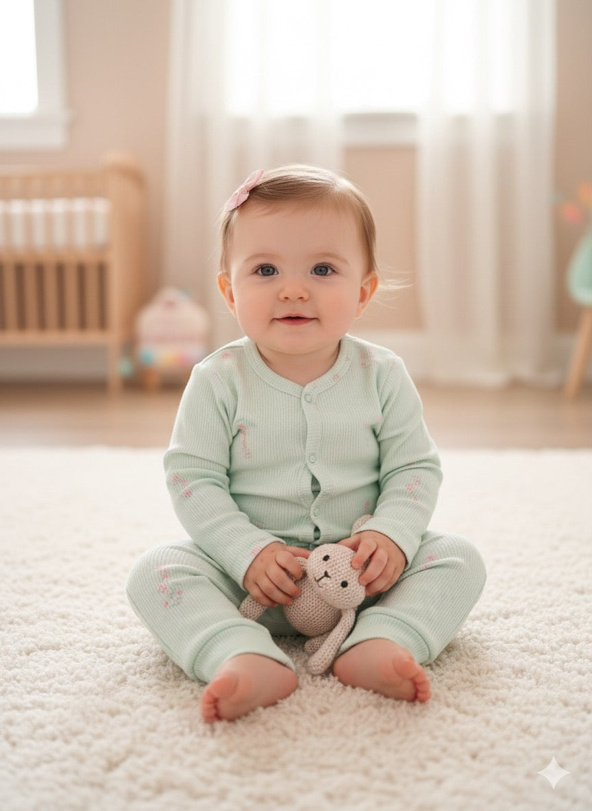 Full Sleeve Baby Jabla mint green