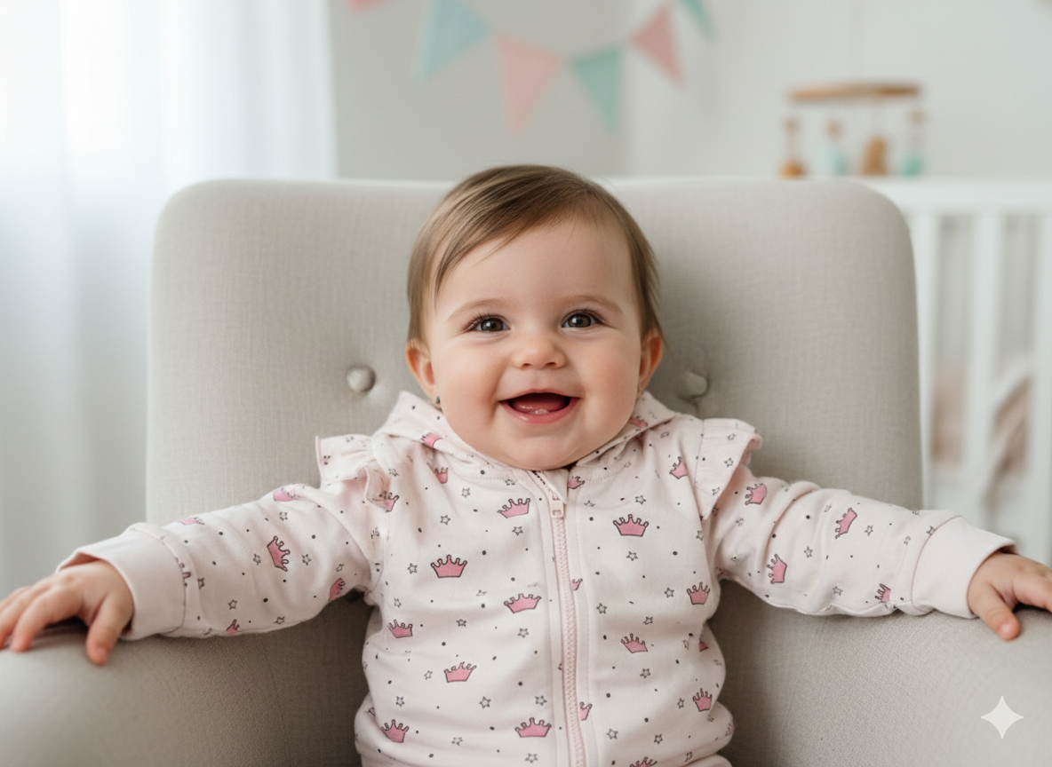 Pink -Baby winter hoodie