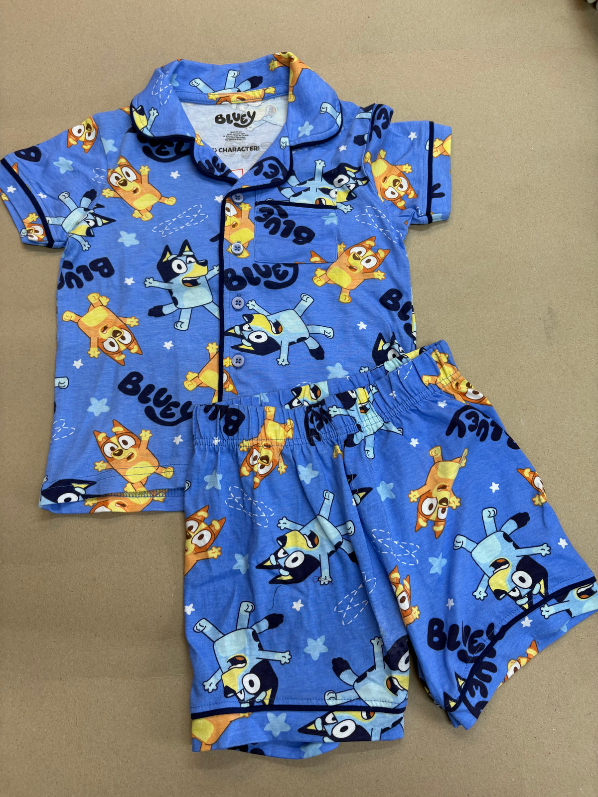 Bluey -Kids Collar Night Suit