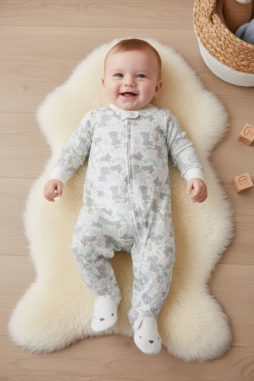 Grey rabbit jumpsuit high quality