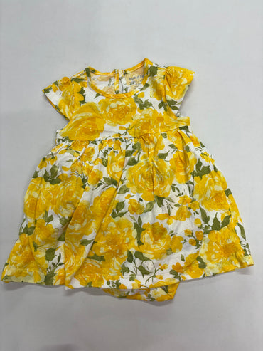 Yellow rose- Onesies frock