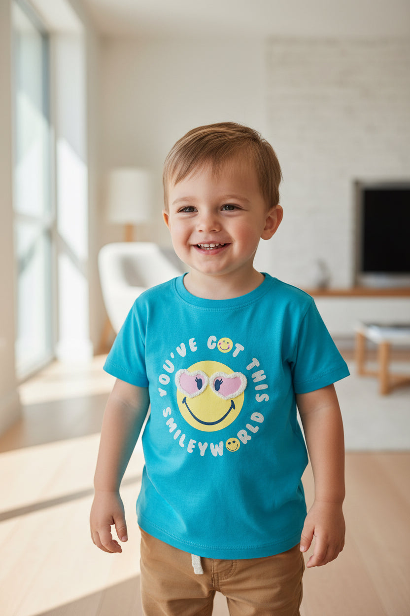 YOU'VE G😊T THIS SMILEY world- T-Shirts