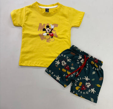 Yellow Mickey Boys Set