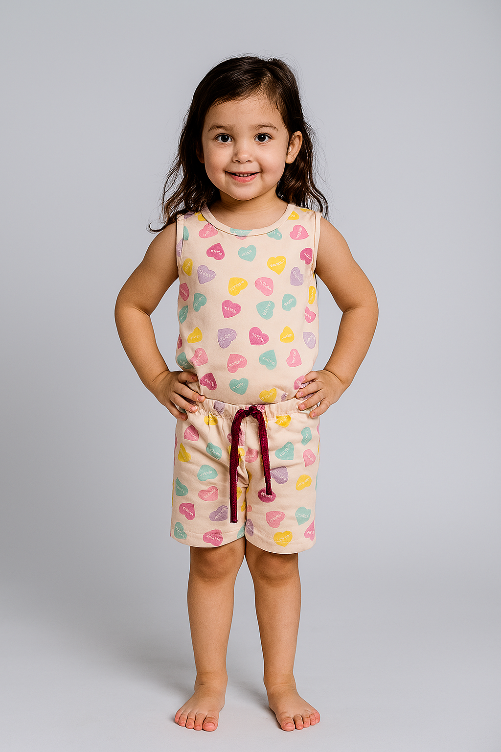 Hearts - Sleeveless co-ords