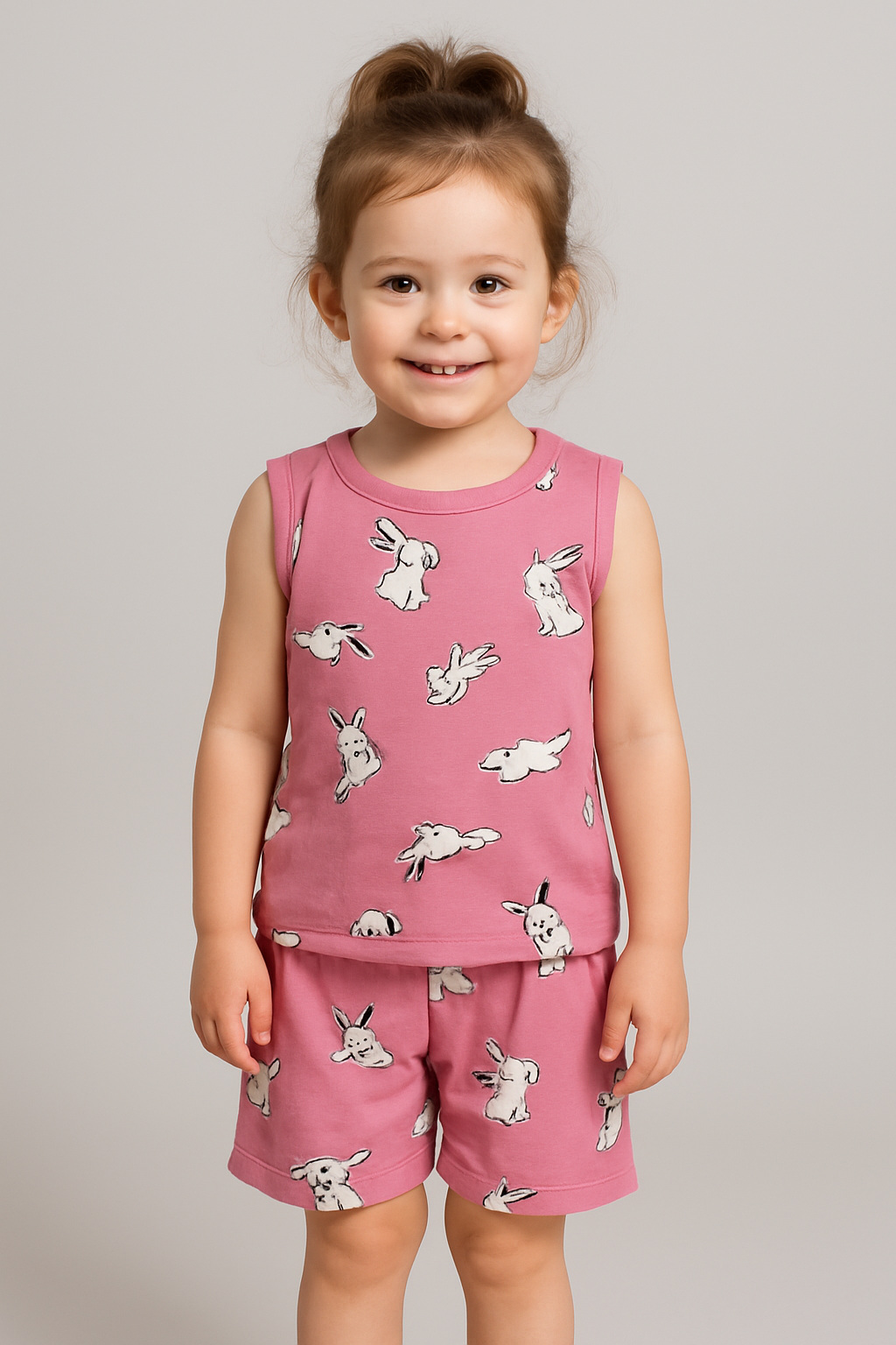 Lavendar rabbit - Sleeveless co-ords