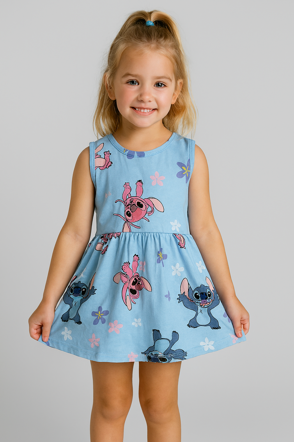 Stitch - Girls Sleeveless Frock