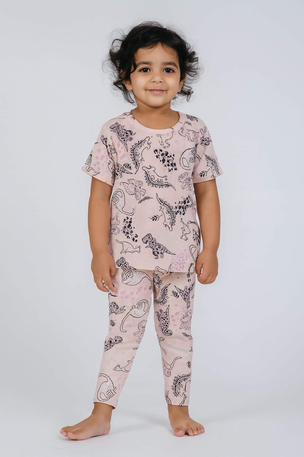 Kids Suit - Peach Pajama sets
