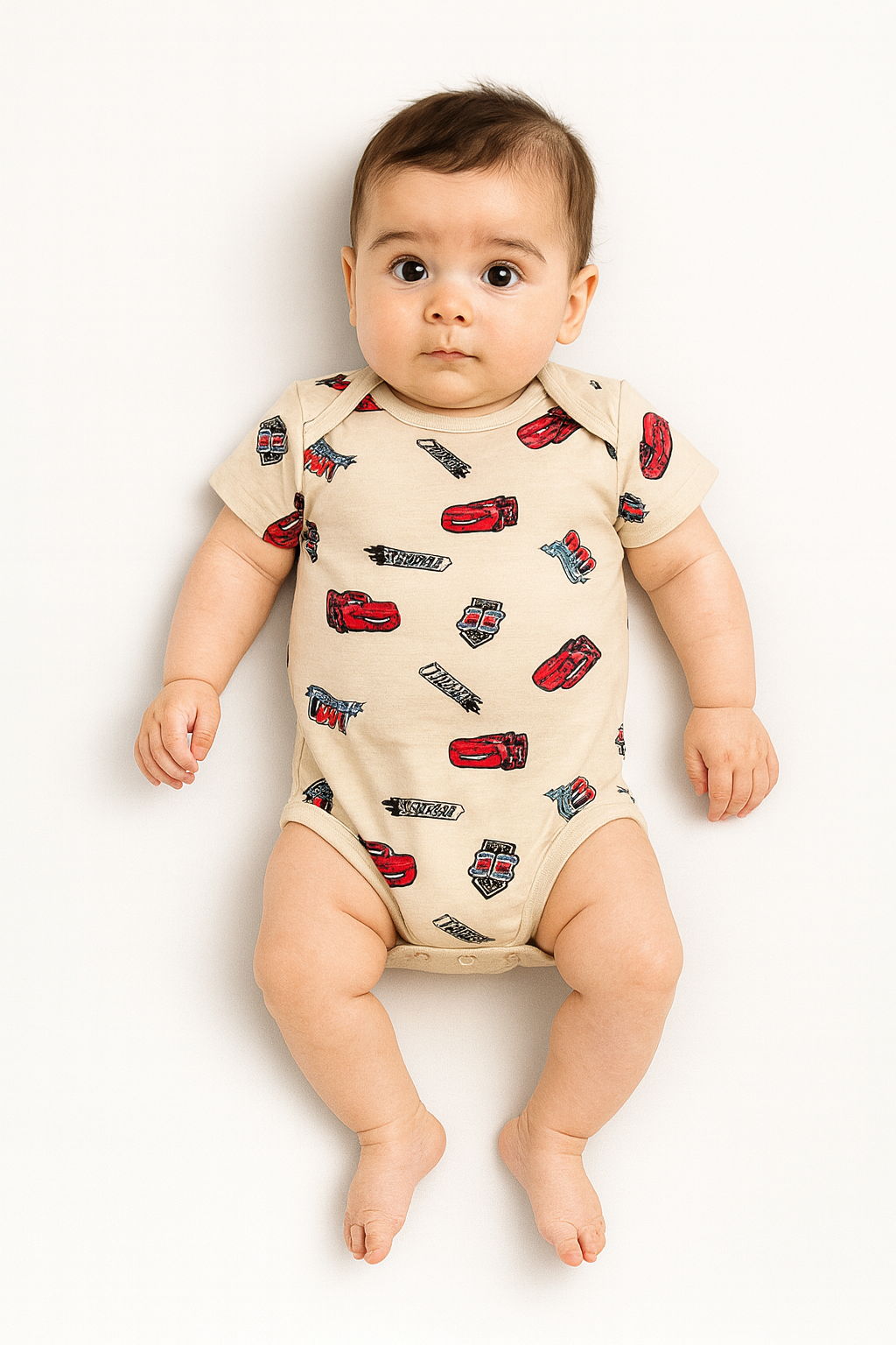 Red car Romper