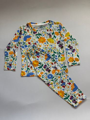 Girls Full Sleeve Set 002 - Florals & White