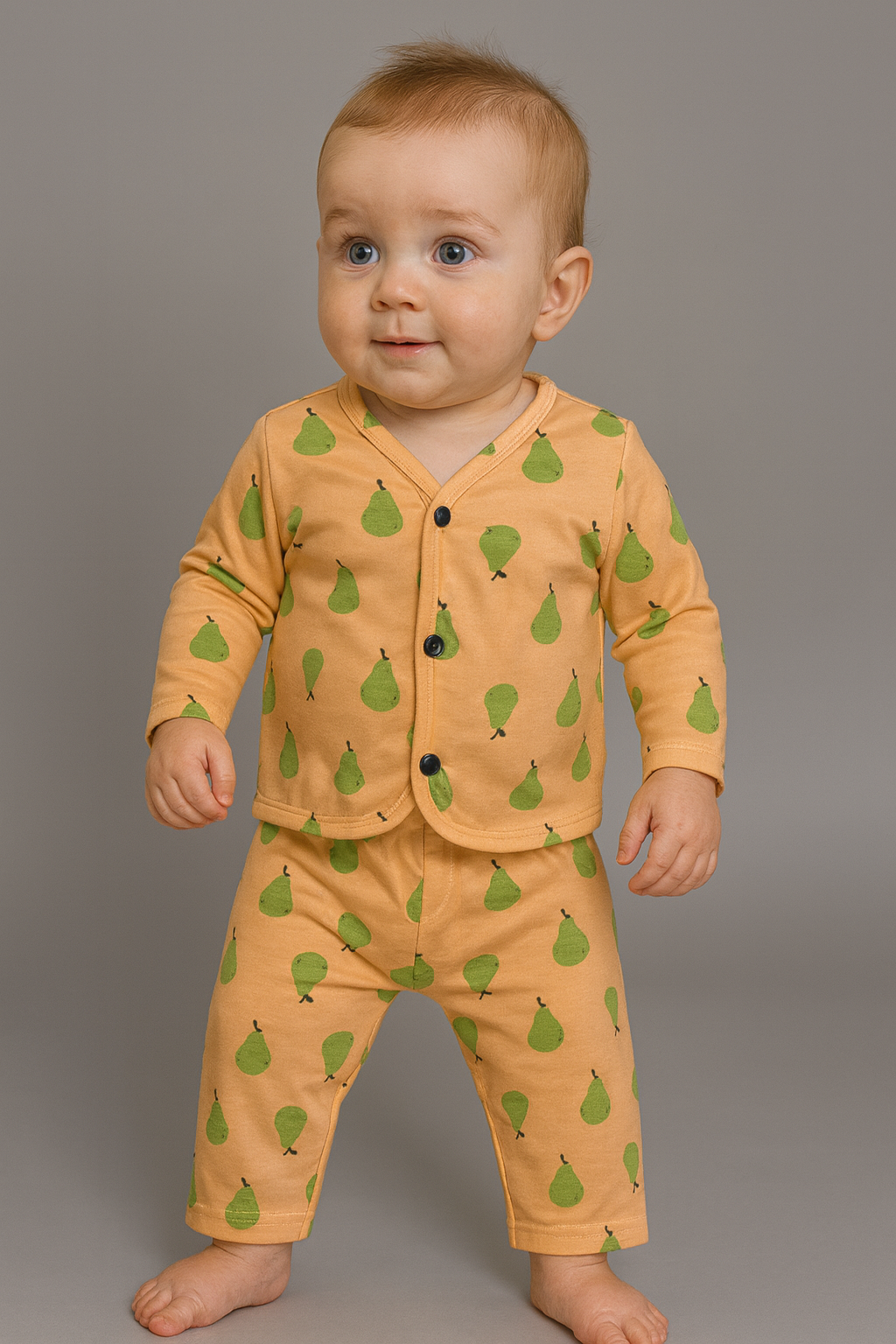 Full Sleeve Baby Jabla.orange pineapple