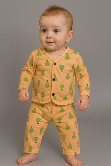 Full Sleeve Baby Jabla.orange pineapple