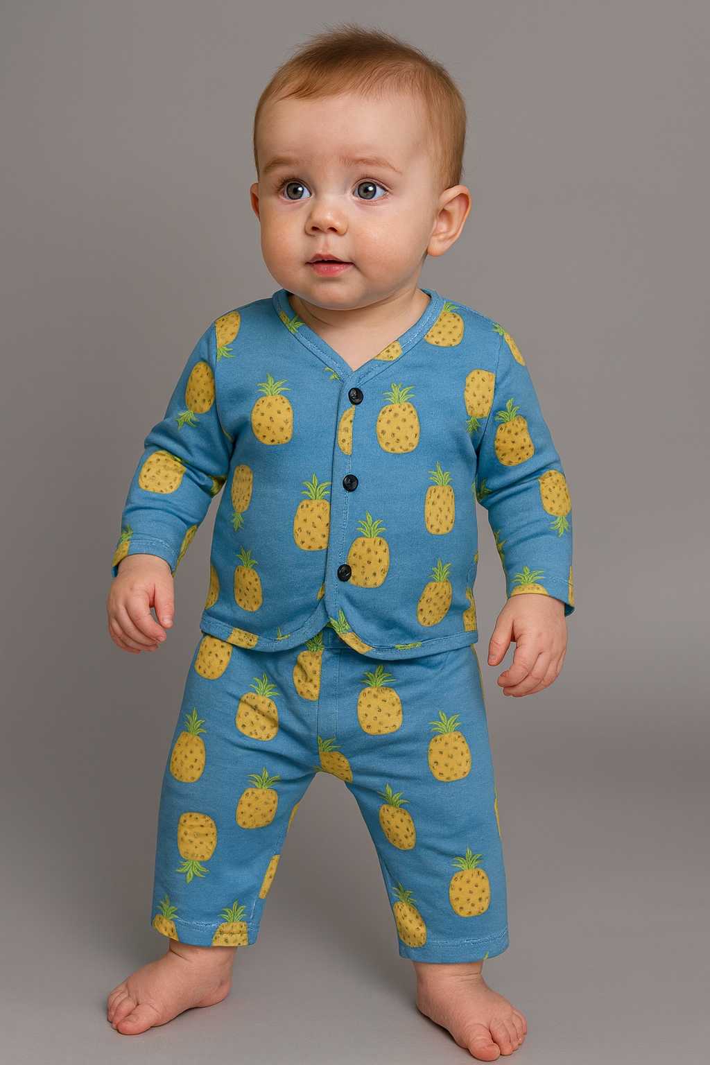 Full Sleeve Baby Jabla.blue pineapple