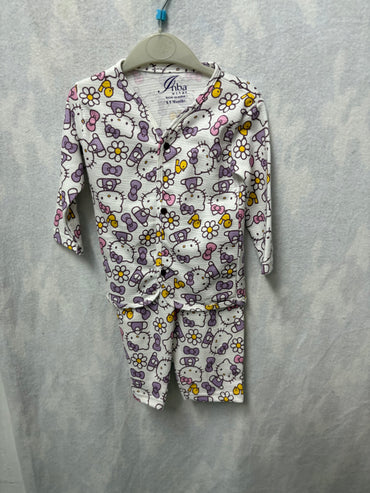 Full Sleeve Baby Jabla. White Kiddy