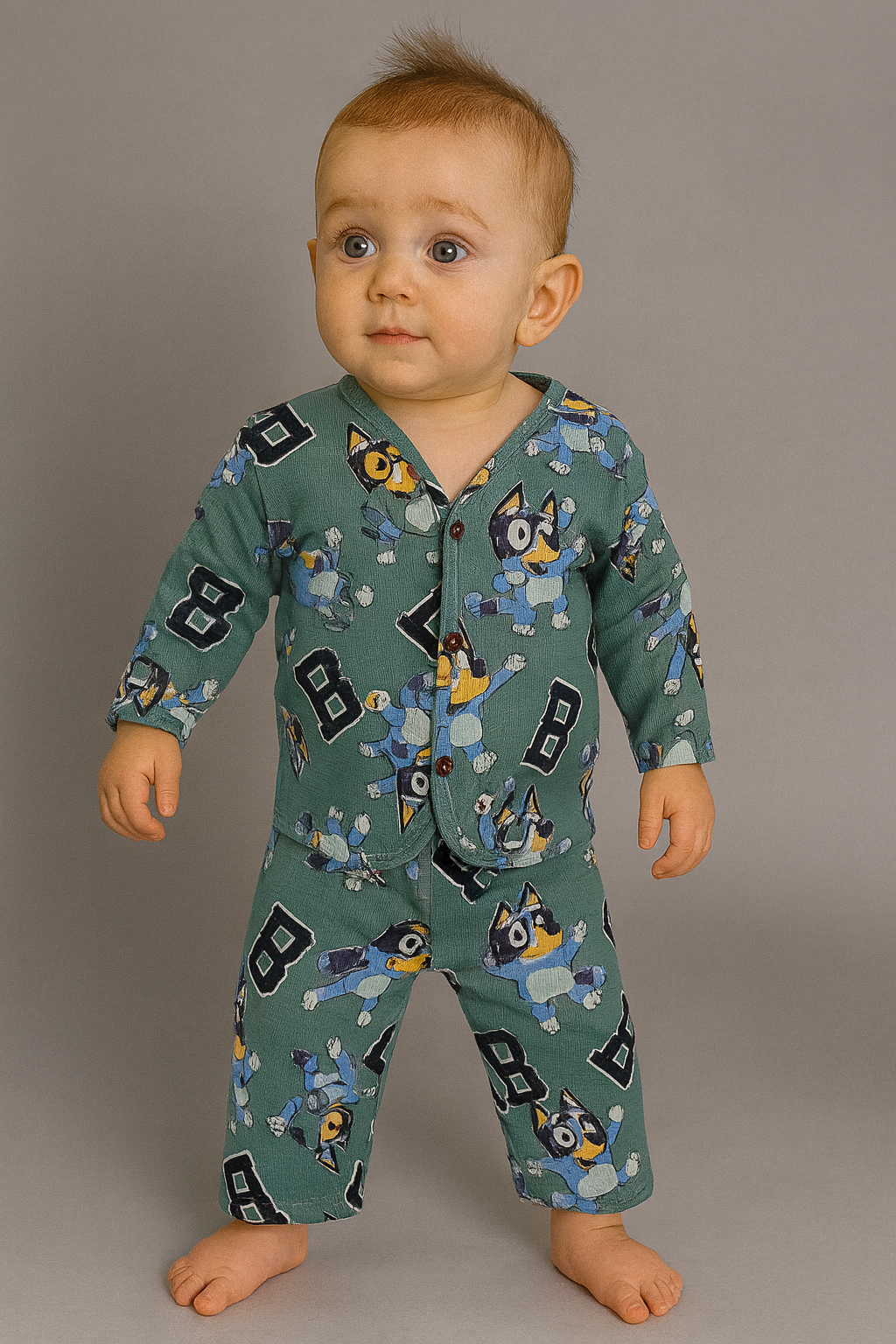 Full Sleeve Baby Jabla.Green Sonic