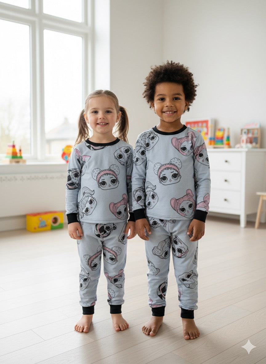Premium loop net IN-030-LoopKnit Pajama sets