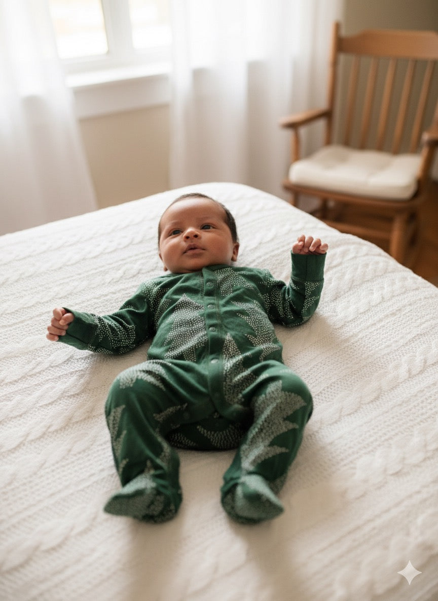 Dark Green 10/19 Baby Jumpsuits