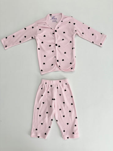 Full sleeve with pink heart in Jabla