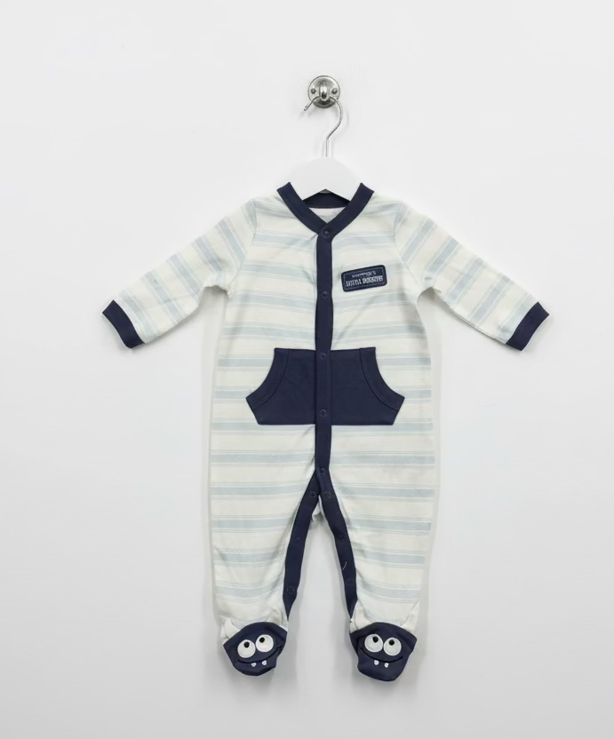 Sky & Navi blue Baby Full Jumpsuits