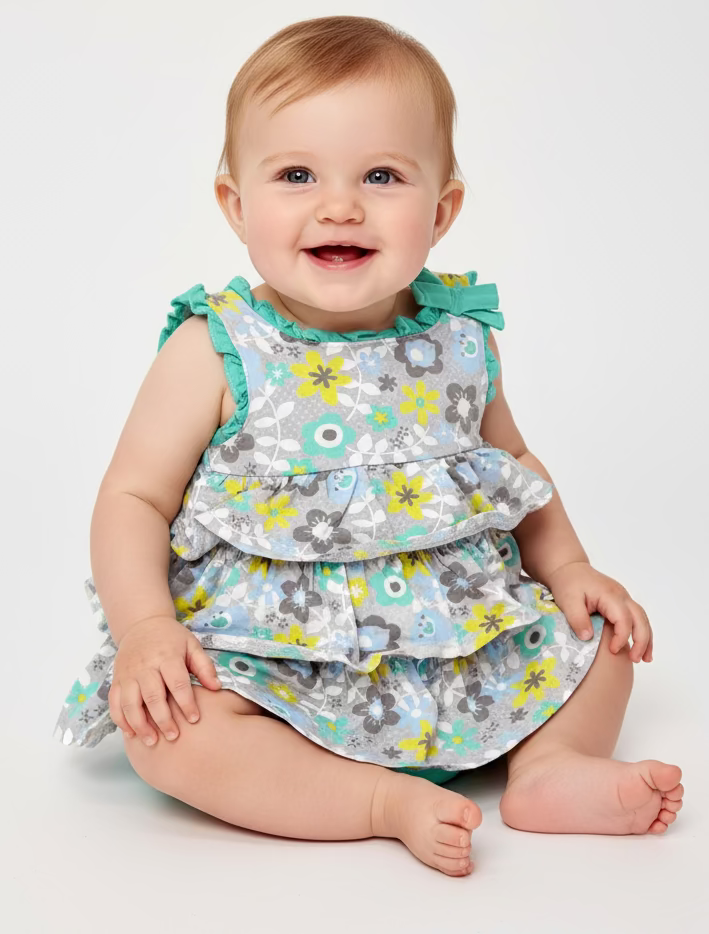 Florals Onesies frock
