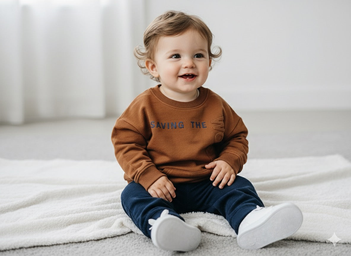 Brown- sweater
