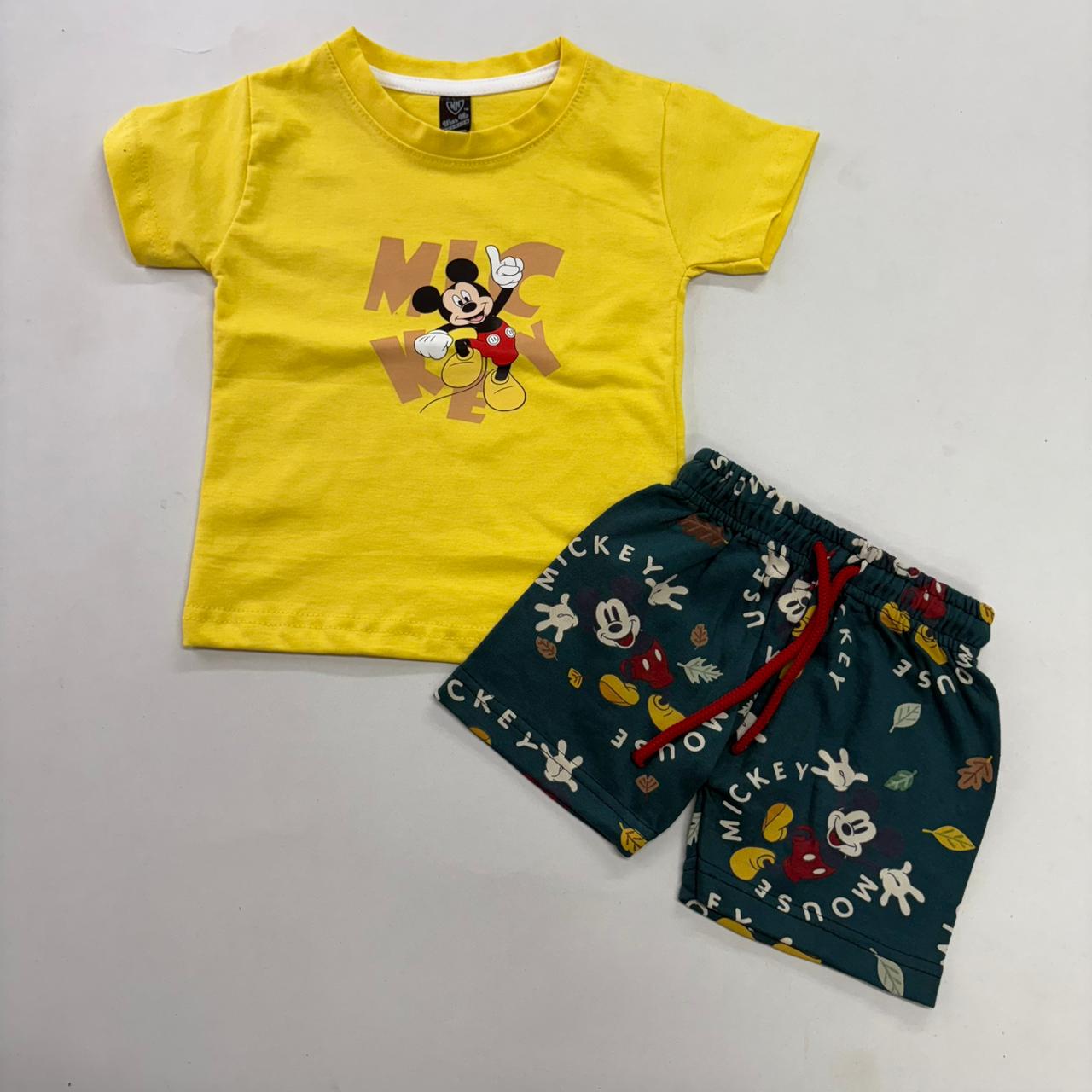 Yellow Mickey Boys Set